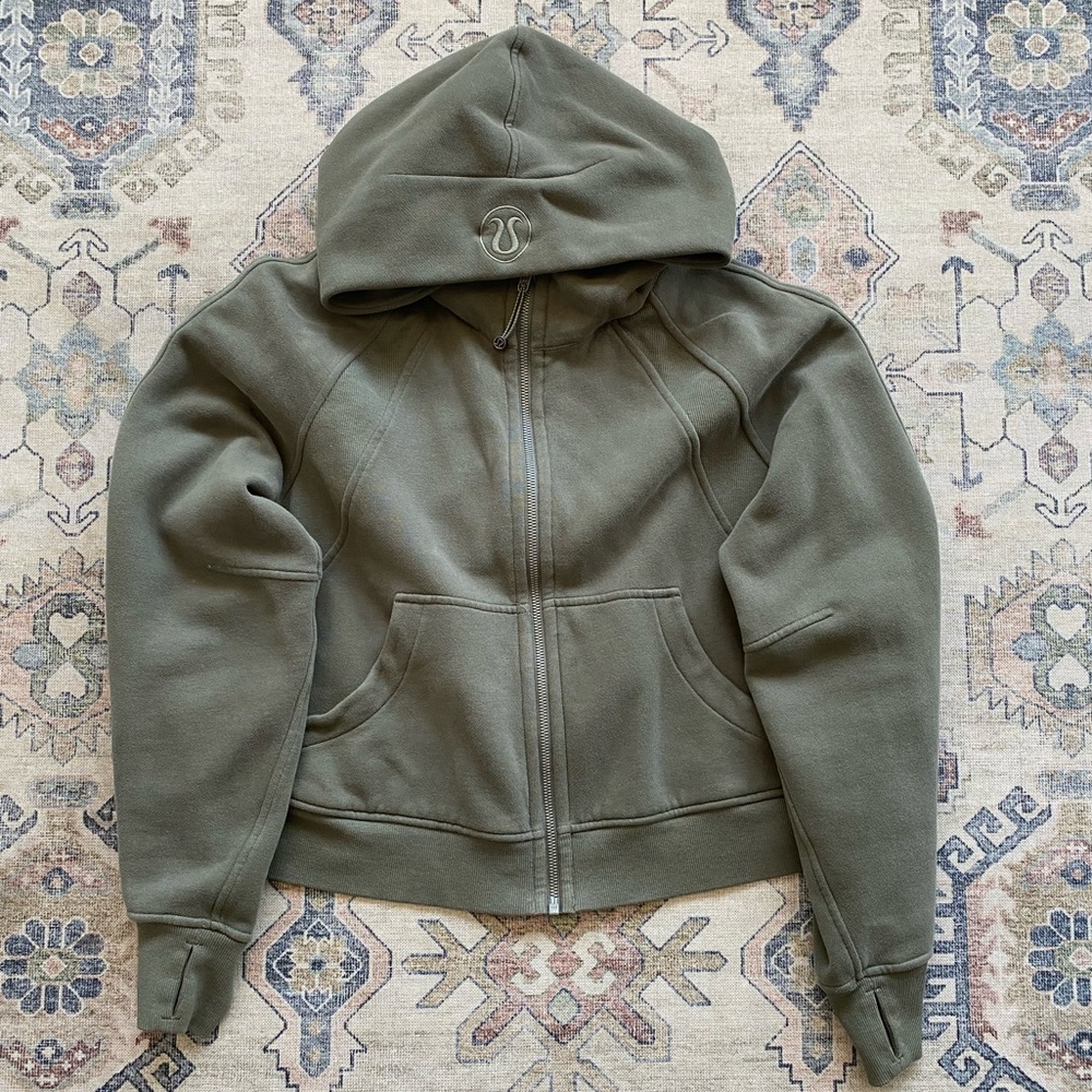 Lululemon Scuba Oversized Full Zip Hoodie in Carob Brown